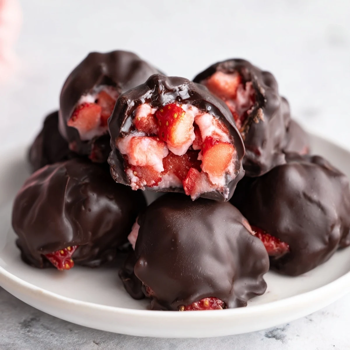 Strawberry Yogurt Clusters Treat
