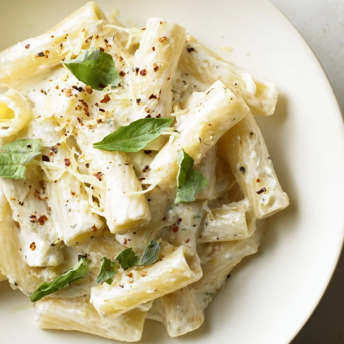 Enjoy this creamy cottage cheese pasta, a quick and easy recipe with a creamy, rich sauce.
