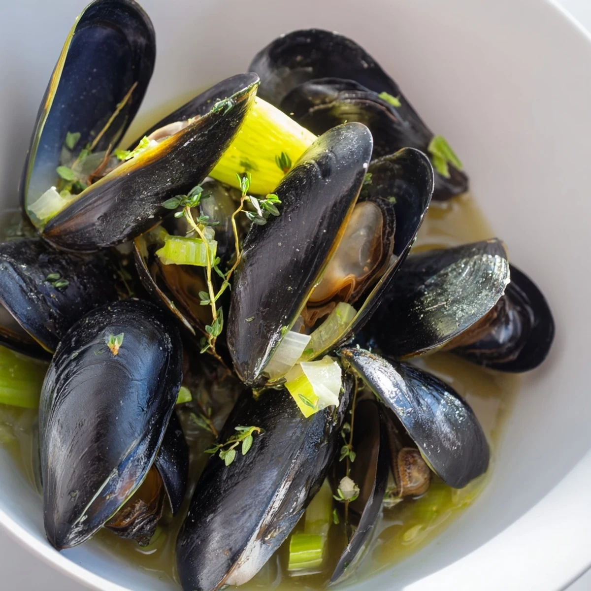 Belgian Moules Marinière