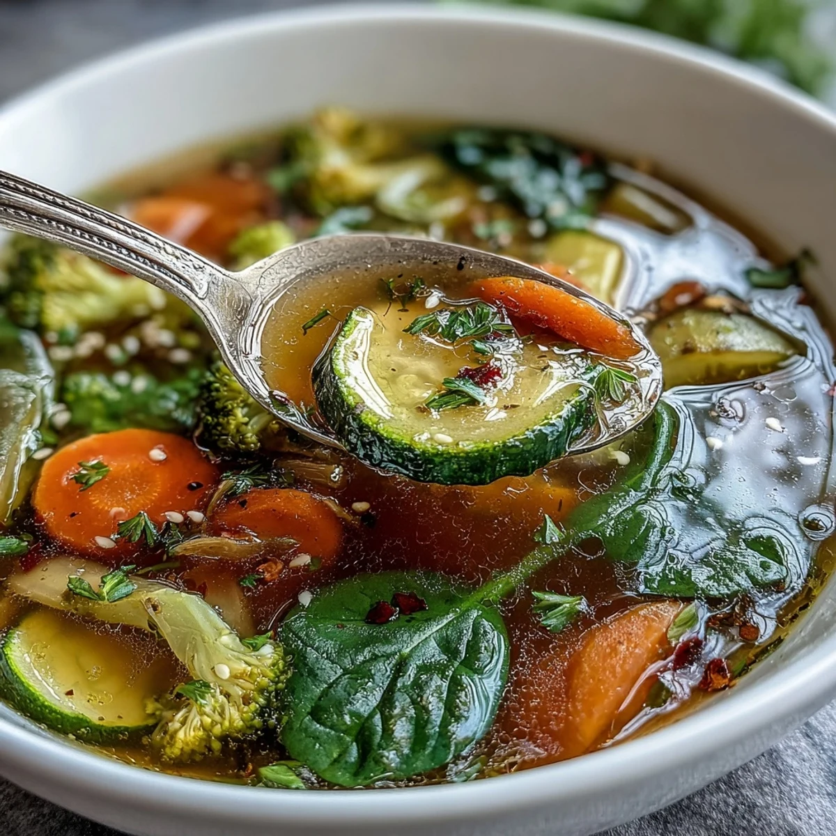 Collagen-Boosting Broth Bowl with vibrant vegetables and turmeric for healthy glow.