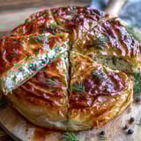 Feta and Kale Börek