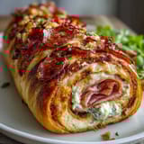 Vibrant Italian sub pinwheel wraps filled with deli meats, cheese, and peppers, perfect for party platters.