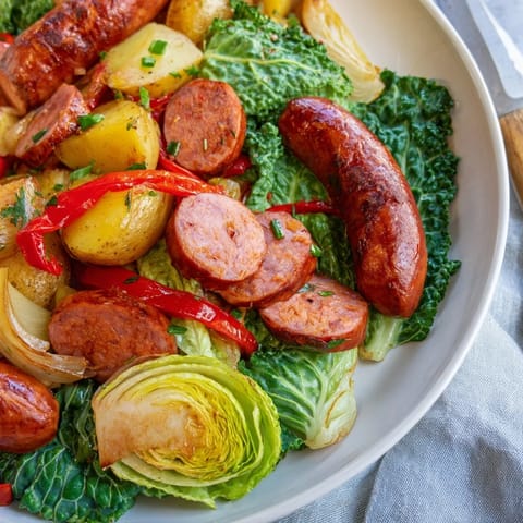 All-in-One Sausage and Cabbage