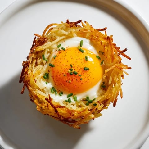 Crispy Hashbrown Egg Nests