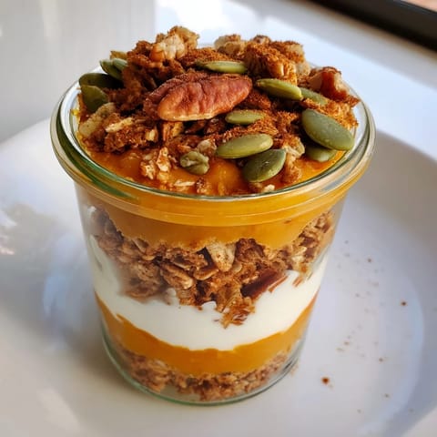 Pumpkin Yogurt Parfait Delight