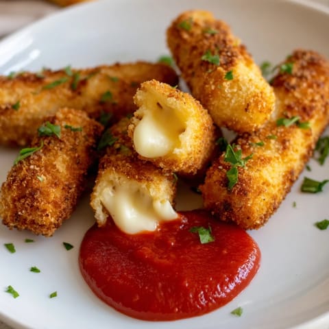 Air Fryer Mozzarella Sticks