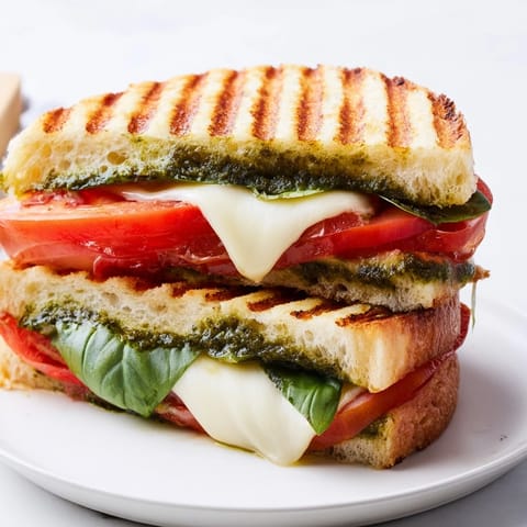 Gooey turkey and cranberry Panini Press Innovations served warm, perfect for a quick lunch.