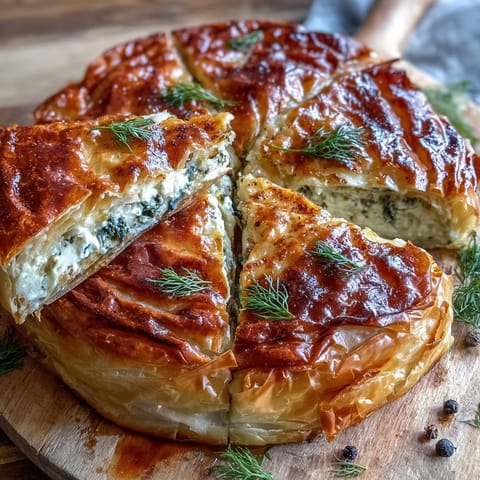Feta and Kale Börek