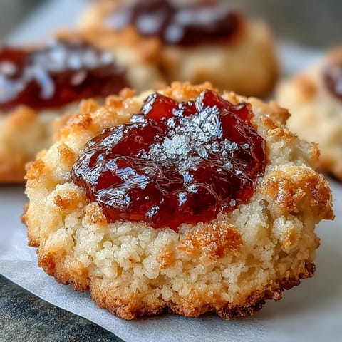 Golden-baked Torticas de Guayaba cookies on a cooling rack, their buttery edges perfectly crisp and centers glistening with sweet, vibrant guava filling.