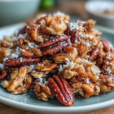 Salted Honey Granola Clusters