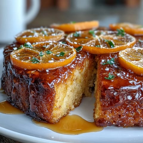 Candied Orange Almond Cake