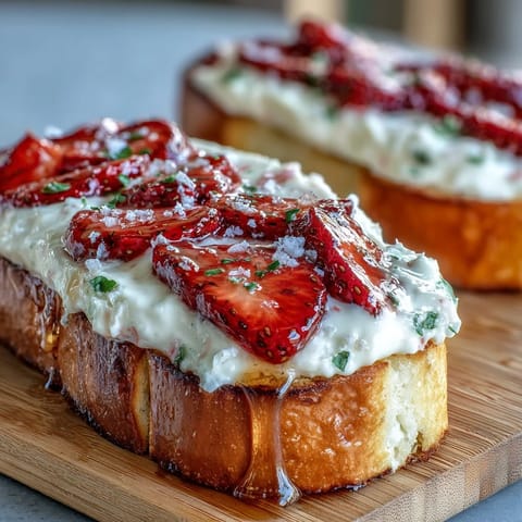 Strawberry Ricotta Toast