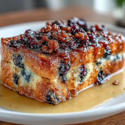 Lemon Blueberry Sourdough Toast