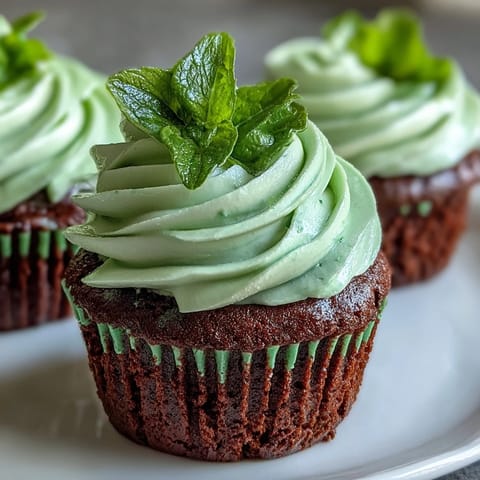 Green velvet St. Patrick's Day cupcakes with creamy vanilla frosting, perfect for festive celebrations and holiday dessert tables.
