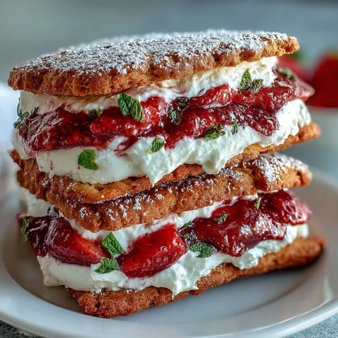 Strawberry shortcake cookies with cream filling feature tender cookies filled with juicy strawberries and sweet vanilla cream.