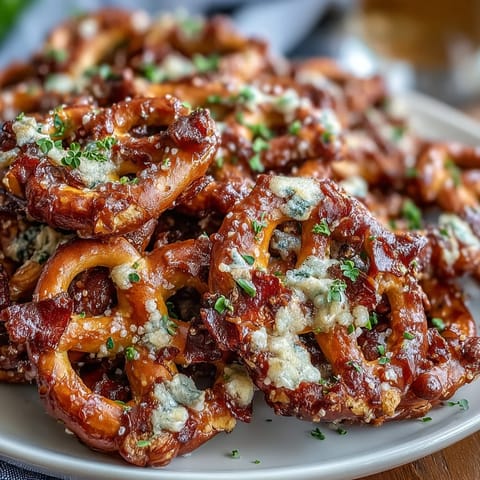 St Patricks Day Shamrock Pretzels