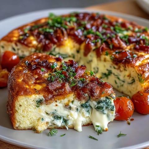 One-Pan Ham Cheese Frittata