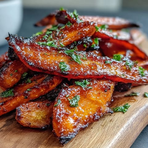 Golden honey-glazed carrots and parsnips roasted until caramelized, a sweet and savory side dish for any meal.