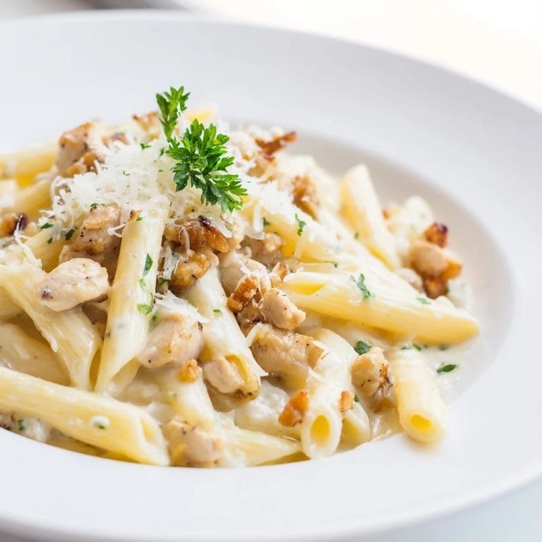 Savor the flavors of this easy, one-pan Garlic Parmesan Chicken Pasta, perfect for a busy weeknight meal.