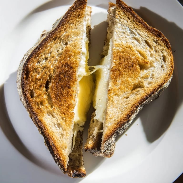 Enjoy a warm and comforting mayo grilled cheese, perfectly grilled with creamy, melted cheese inside.