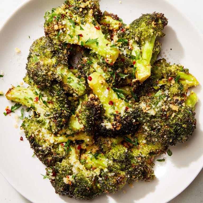 Crispy edges and melted Parmesan make this Garlic Parmesan Roasted Broccoli a delicious side dish.