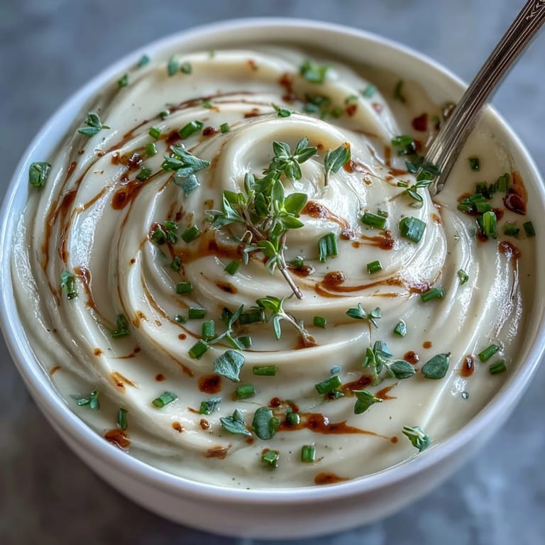 This elegant Celery Root Bisque features a velvety texture and delicate flavor, perfect for special occasions.