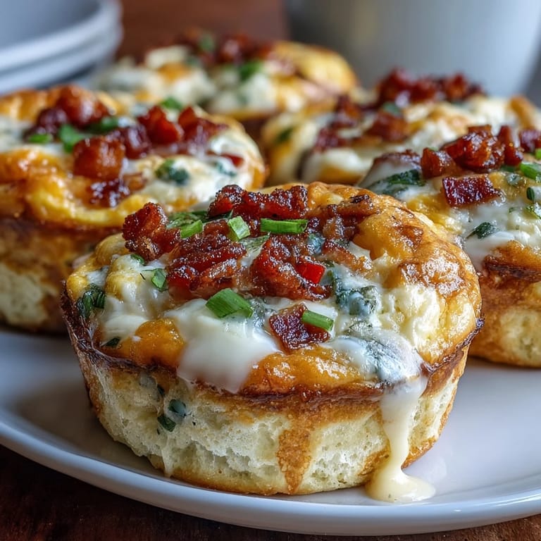 Gluten-free Breakfast Egg Muffins with peppers and onions, served with salsa for a quick breakfast.
