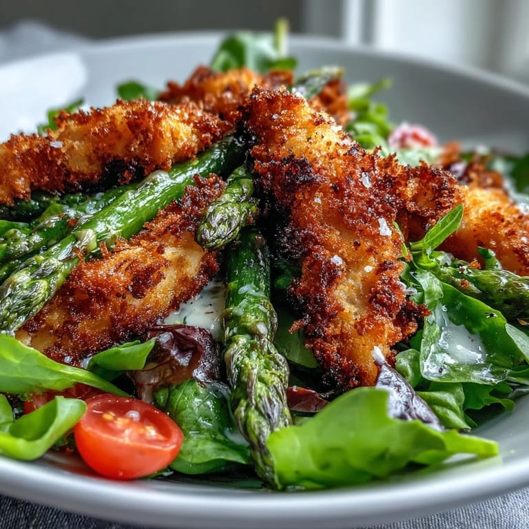 Bright lemon dressing coats the salad greens, cherry tomatoes, and red onion for a fresh finish.