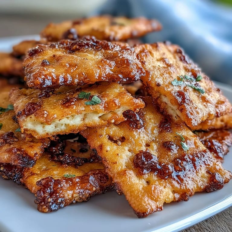 Spicy sourdough Cheez-Its with jalapeño and smoked paprika, baked golden and crisp, perfect for bold snacking.