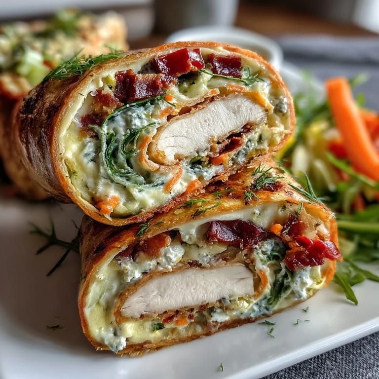 Bite-sized turkey and cheese pinwheels filled with shredded carrots and spinach, perfect for kid-friendly lunches or party platters.